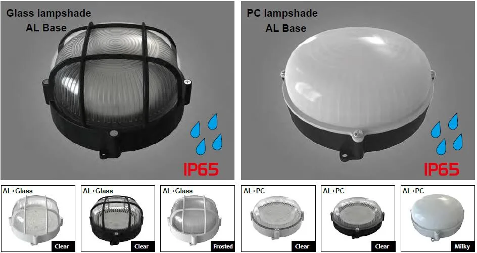IP65 Aluminum LED Bulkhead Light Waterproof LED Courtyard Light Outdoor Light LED Lighting