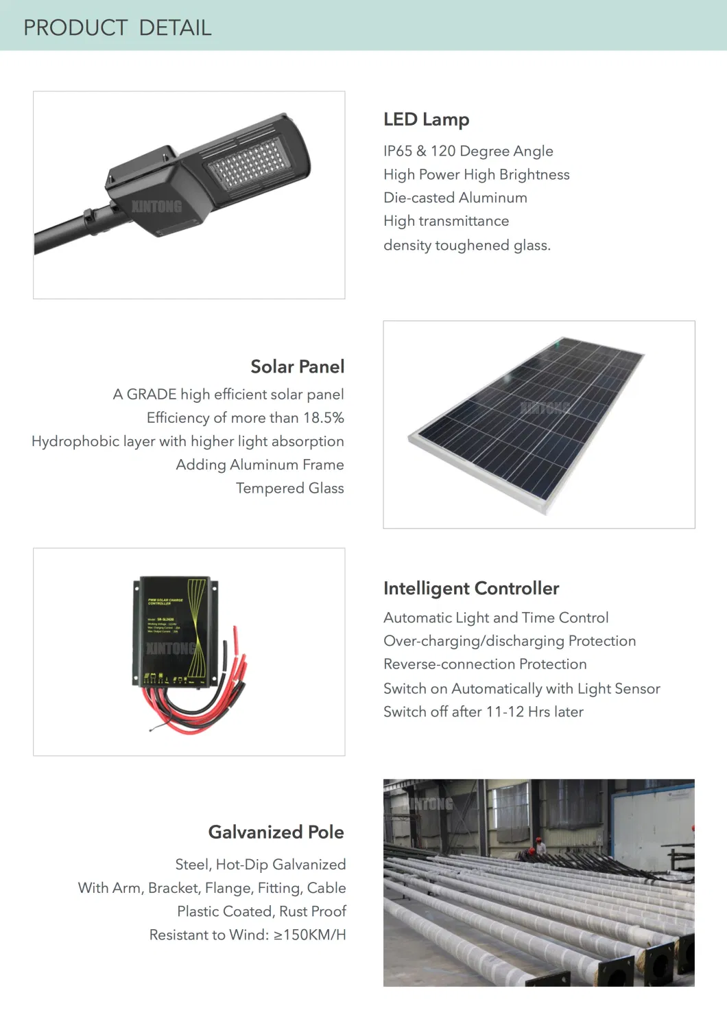 ISO9001 IP67 30W 40W 60watt Waterproof Outdoor All in One Integrated LED Garden Street Road Home Solar Light with Panel and Lithium Battery